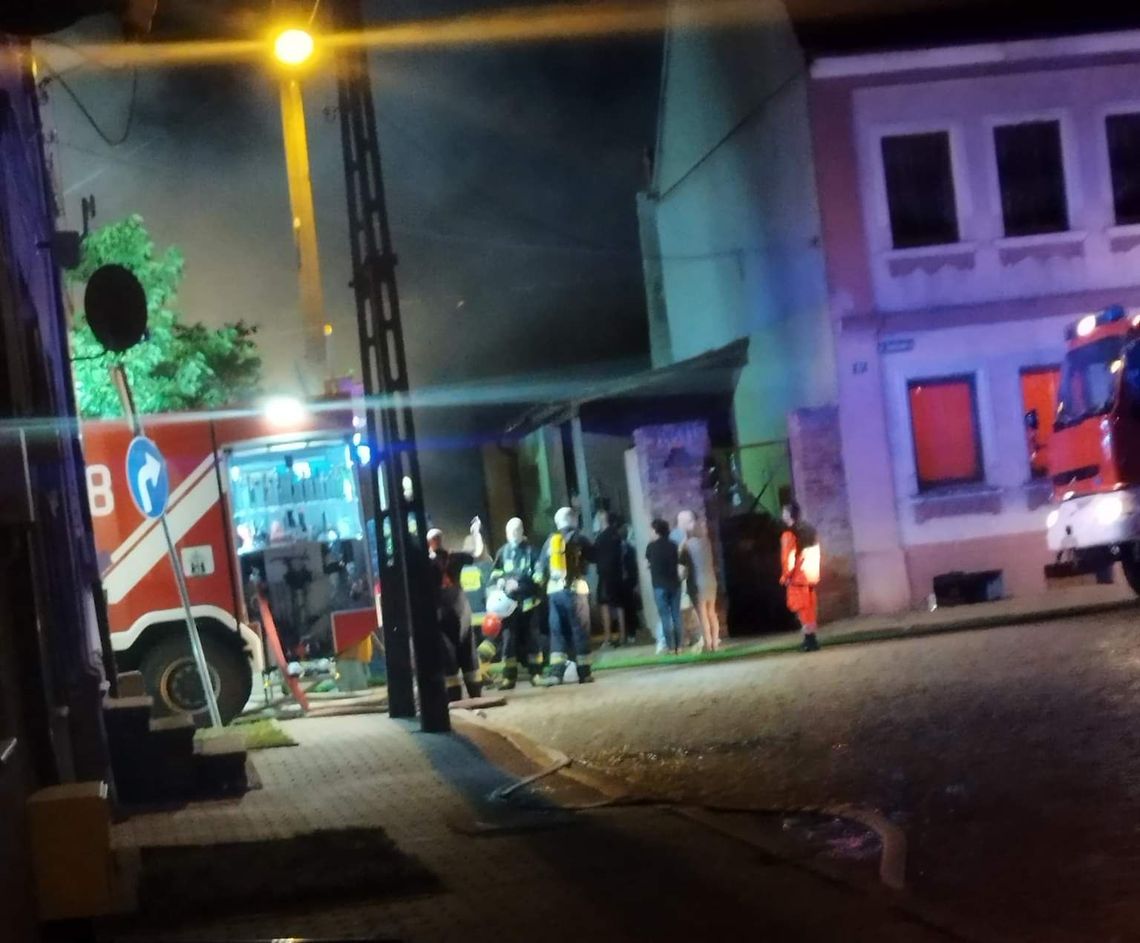 Pożar w Mieszkowicach wybuchł w nocy