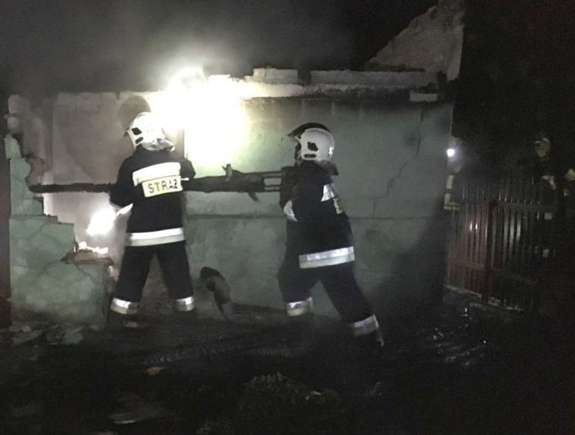 Pożar wybuchł tuż po północy Pożar wybuchł tuż po północy