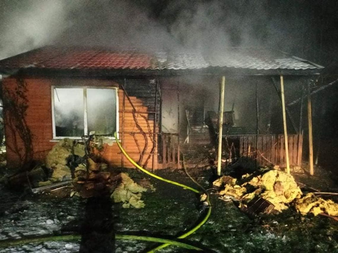 Pożar wybuchł w świąteczną noc