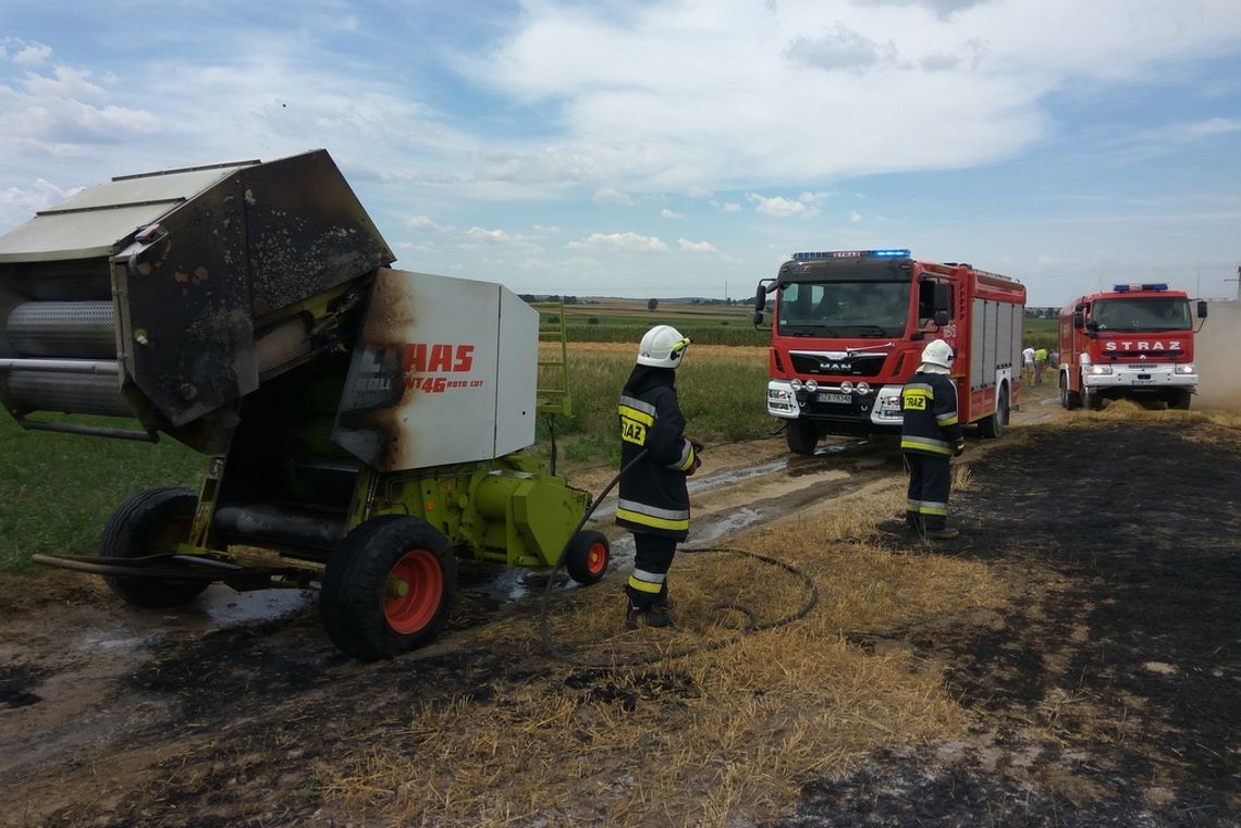 Pożary na polach