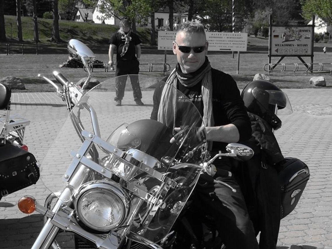 Pożegnają motocyklistę Krzysztofa Orłowskiego, który zginął w wypadku