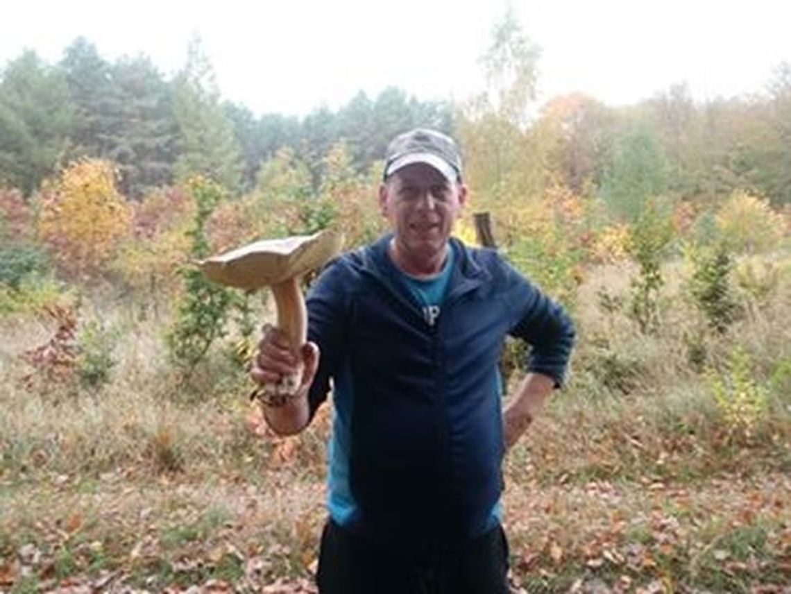 Prawdziwek znaleziony przez pana Krzysztofa Prawdziwek znaleziony przez pana Krzysztofa