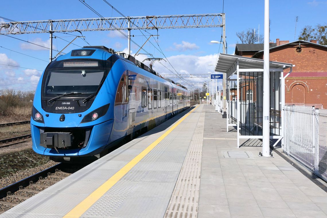 Przebudowano peron Przebudowano peron