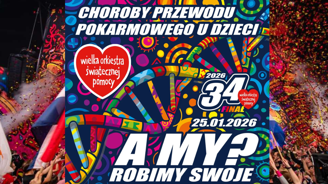 34 Finał WOŚP ma ważny cel. Chodzi o zdrowe brzuszki naszych dzieci