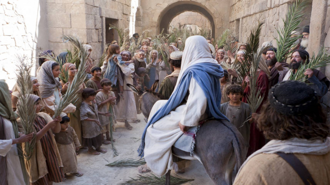 Niedziela Palmowa na pamiątkę wjazdu Jezusa do Jerozolimy
