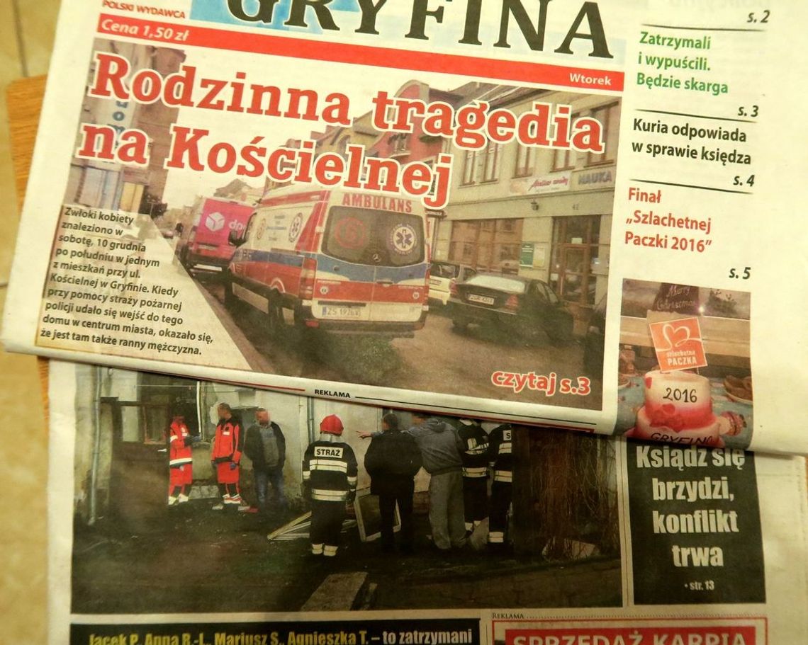 Przegląd tygodnia w gryfińskich gazetach Przegląd tygodnia w gryfińskich gazetach