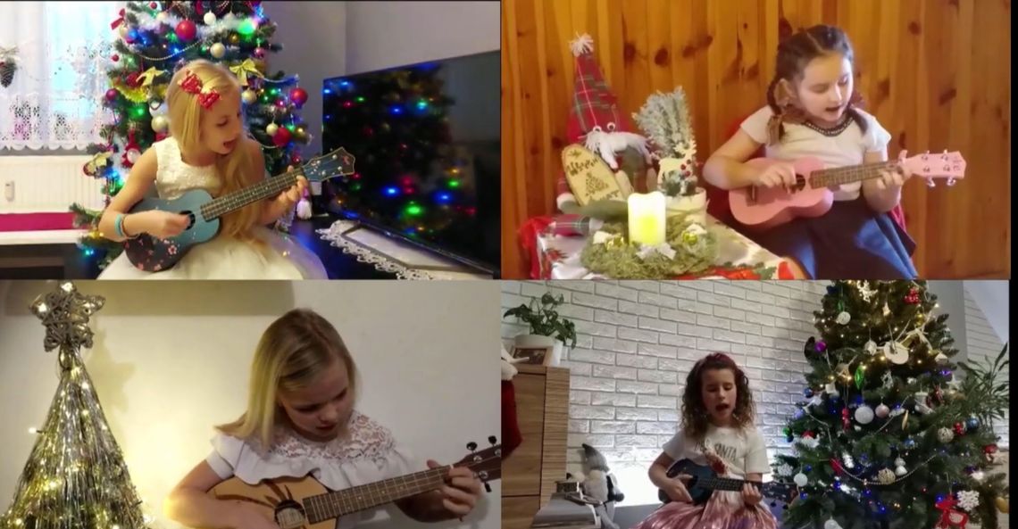 "Przybieżeli do Betlejem" - wokalistki z ukulele w świątecznym klimacie