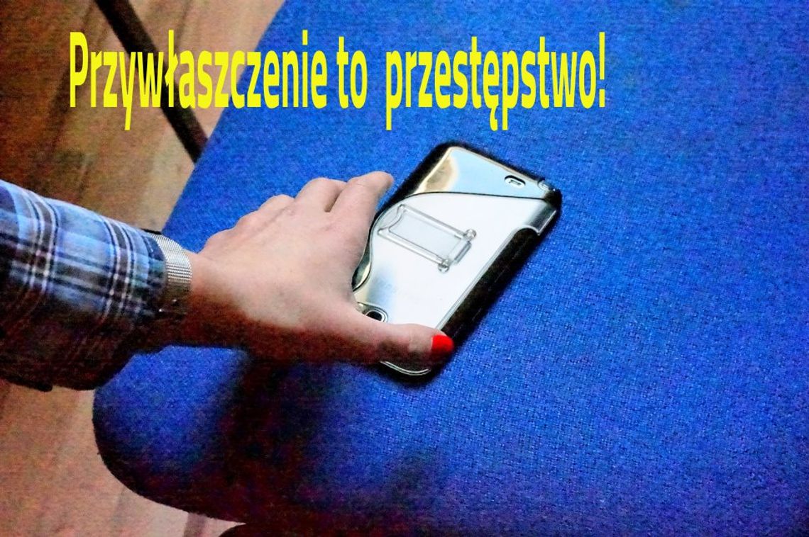  Przywłaszczył sobie cudzy telefon