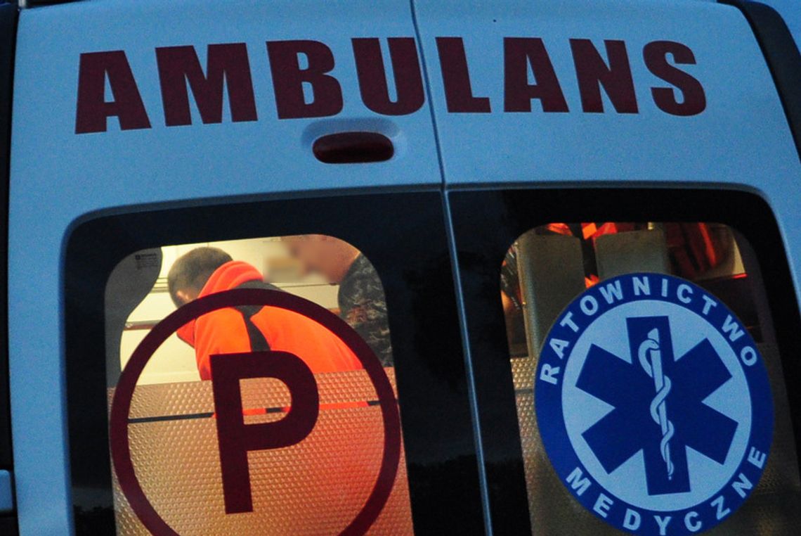 Ranny w wypadku koło Starego Czarnowa Ranny w wypadku koło Starego Czarnowa