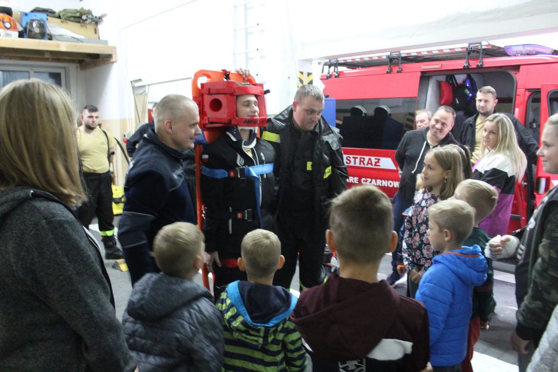 Razem ze strażakami przygotowali atrakcje dla dzieciaków
