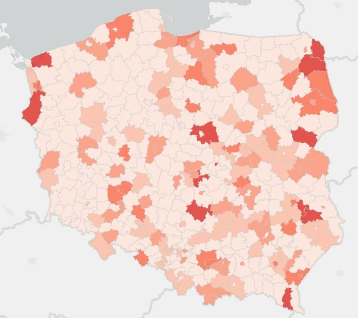 Rekord wakacyjnych zakażeń w powiecie Rekord wakacyjnych zakażeń w powiecie