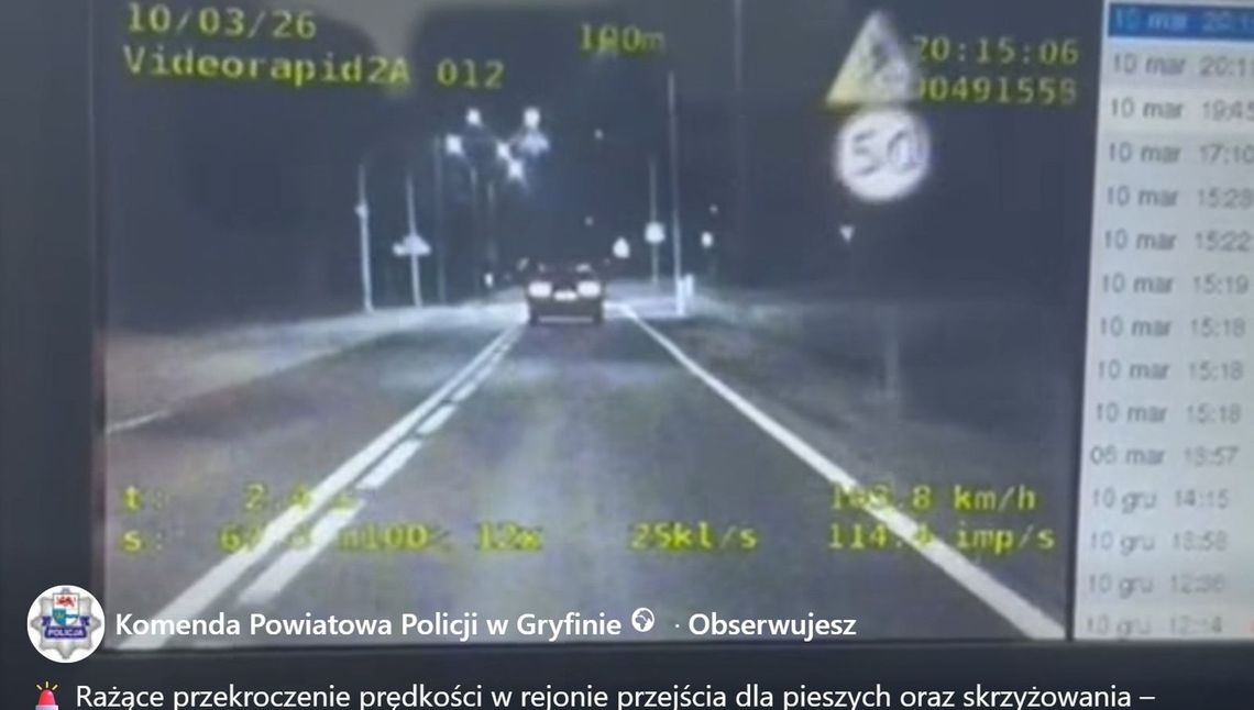 Rekordowy mandat na południu powiatu. Recydywistka straciła prawo jazdy