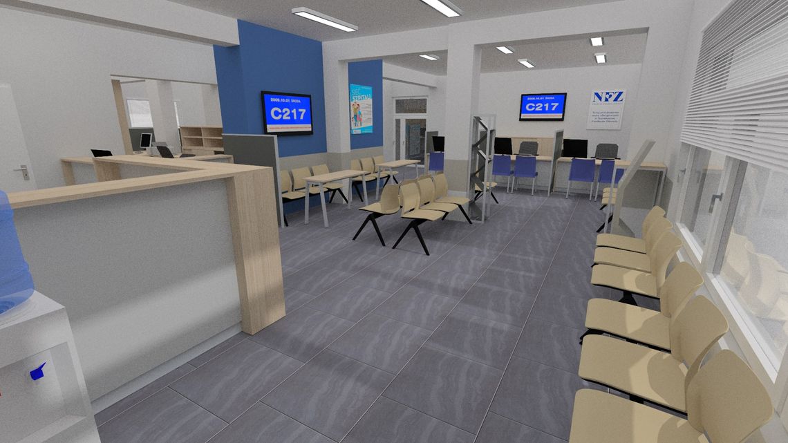 Remontują i modernizują salę obsługi Remontują i modernizują salę obsługi