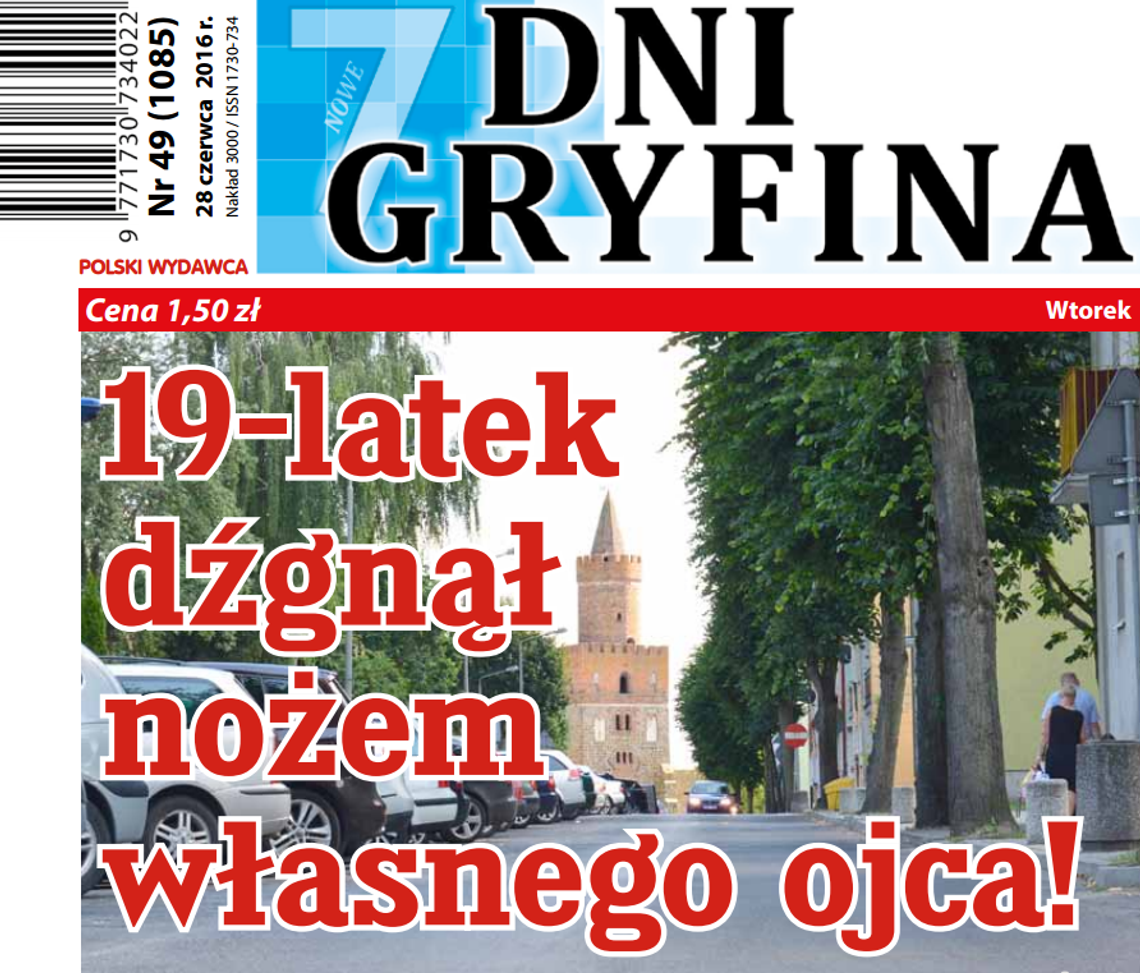 Rodzinna tragedia. Syn ugodził nożem ojca Rodzinna tragedia. Syn ugodził nożem ojca