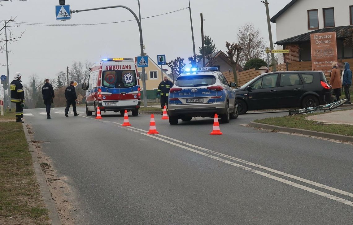 Rowerzysta w szpitalu. Policja ustala okoliczności wypadku Rowerzysta w szpitalu. Policja ustala okoliczności wypadku