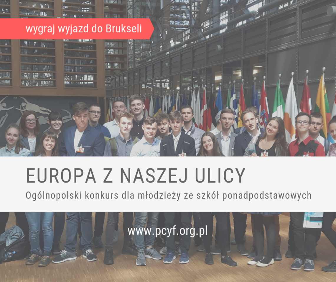 Ruszyła druga edycja ogólnopolskiego konkursu „Europa z naszej ulicy”