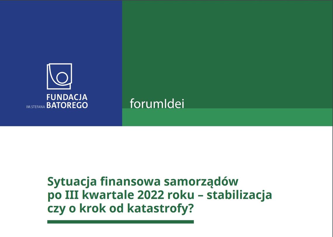 Rządowe psucie systemu finansowania i przechodzenie od faktycznej samorządności do systemu klientelistycznego