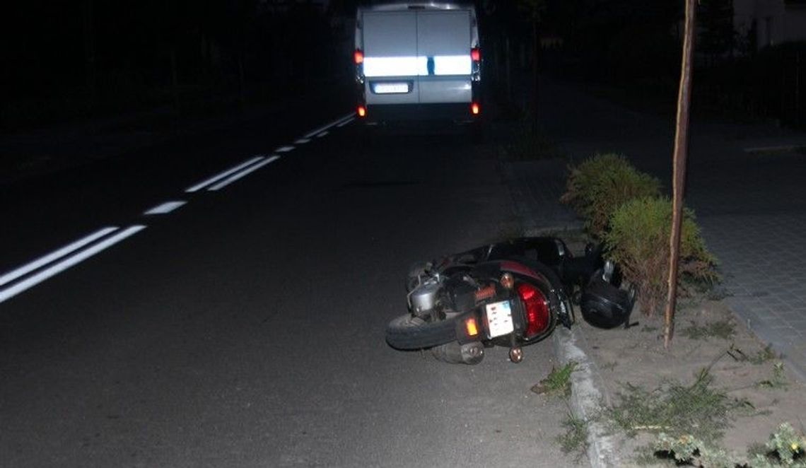 Samochód osobowy zderzył się z motocyklem