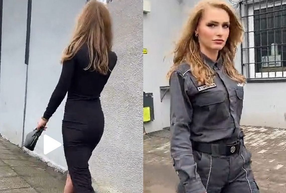 Seksualizacja w służbie mundurowej? Skandal po publikacji filmiku