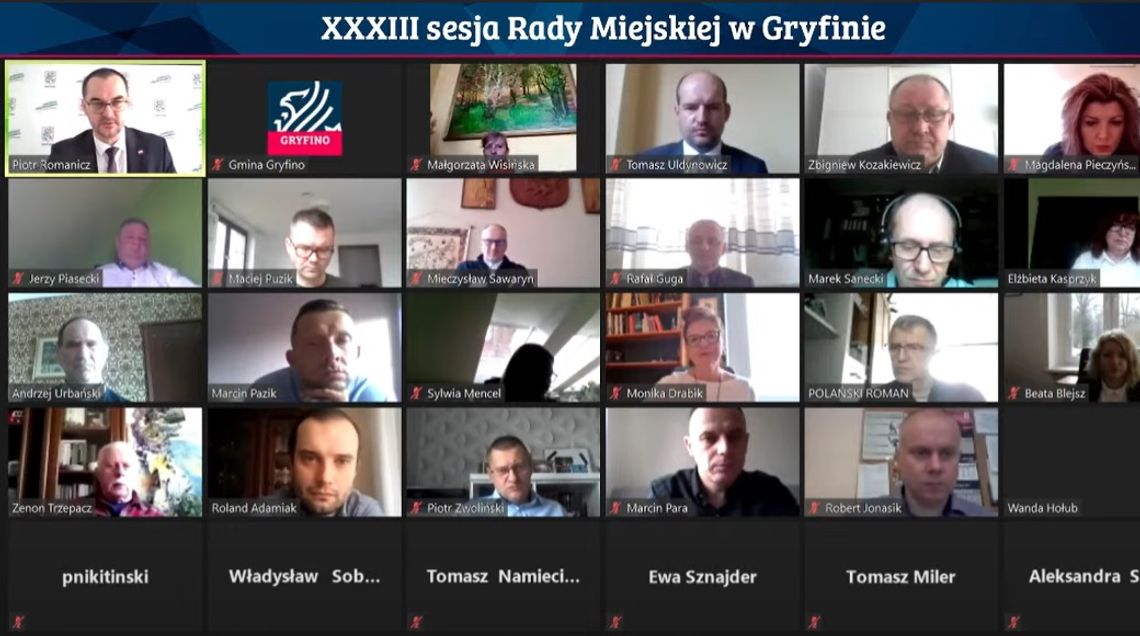 Sesję prowadzi wyjątkowo wiceprzewodniczący