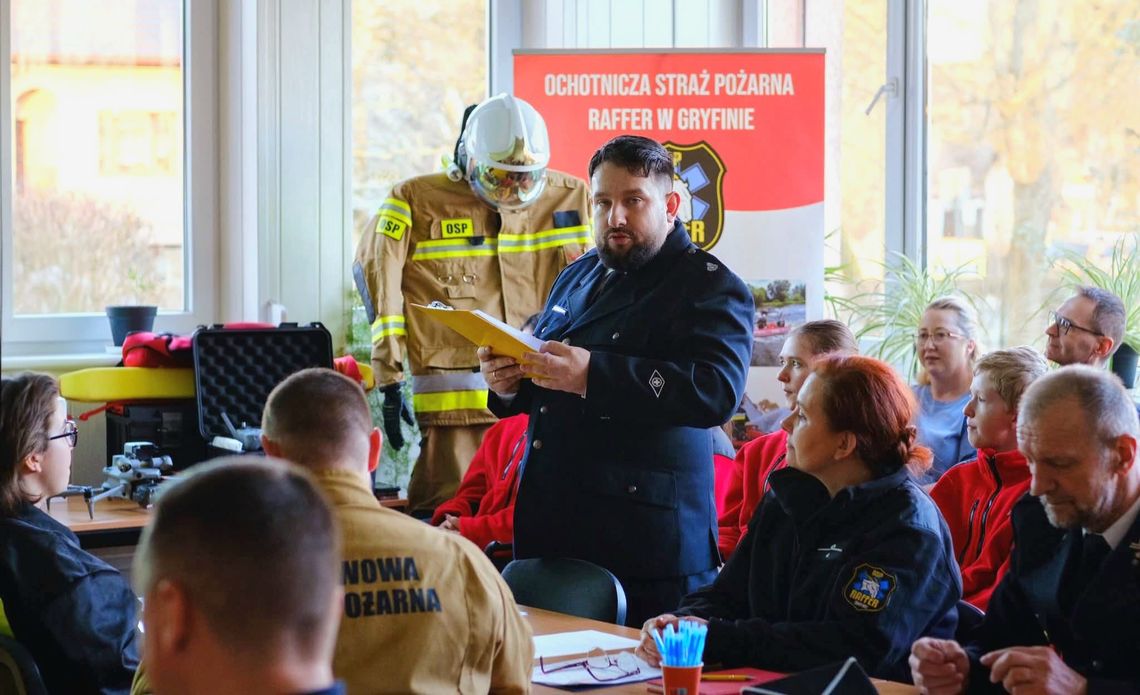 Silna wspólnota i ślubowanie najmłodszych. OSP Raffer Gryfino podsumowuje kadencję