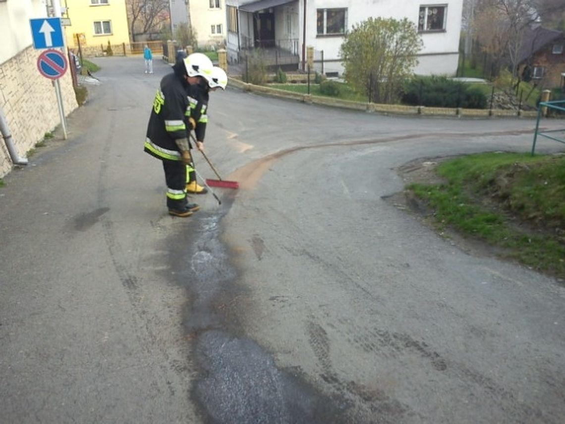 Skąd te plamy oleju na drodze Skąd te plamy oleju na drodze