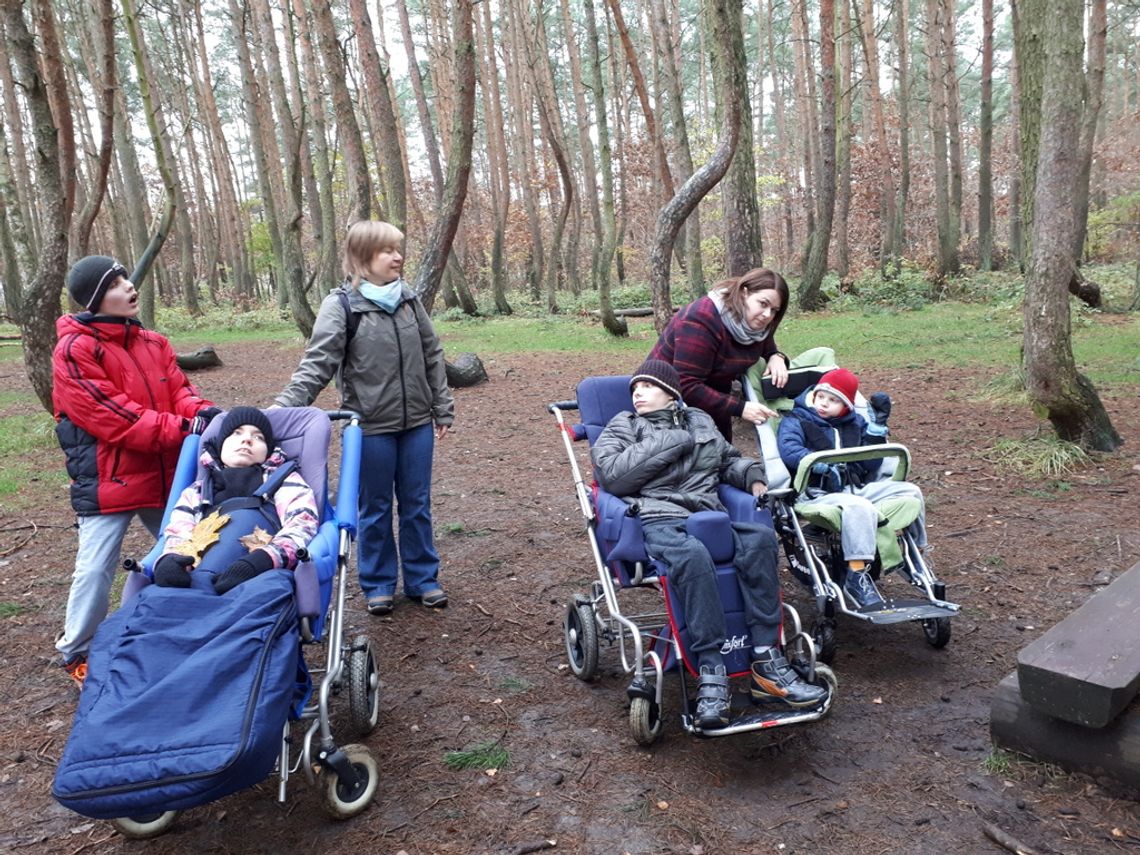 Słyszały szelest poruszanych na ziemi liści