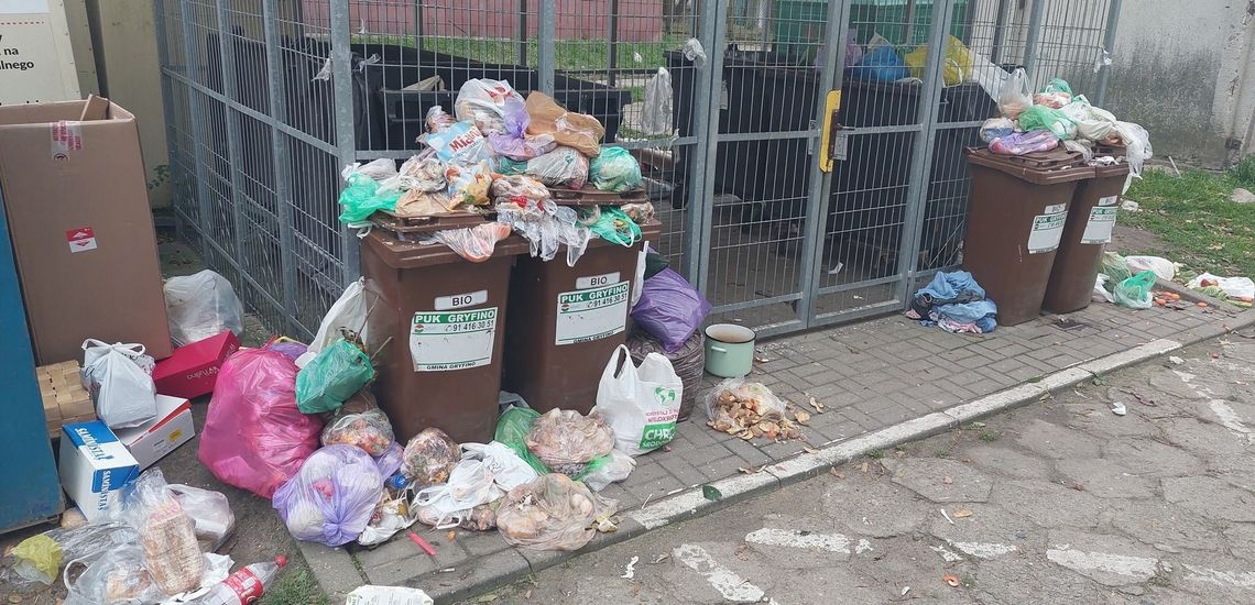 Śmieciowy problem w Gryfinie Śmieciowy problem w Gryfinie