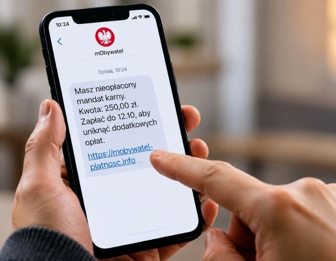 Dostałeś SMS „z mObywatela”, że masz mandat zapłacić? Oszuści w akcji Dostałeś SMS „z mObywatela”, że masz mandat zapłacić? Oszuści w akcji
