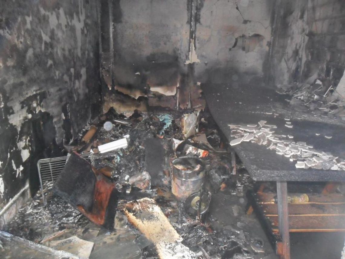 Spłonęła stolarnia Spłonęła stolarnia