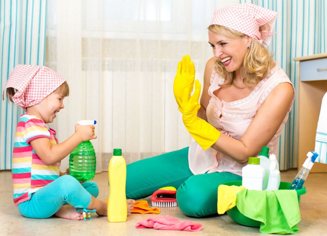Sprzątać można też z dzieckiem