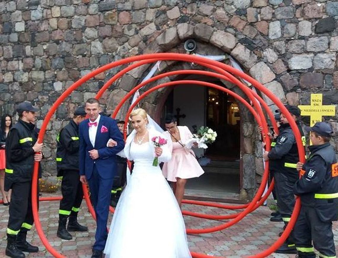 Strażak się ożenił!