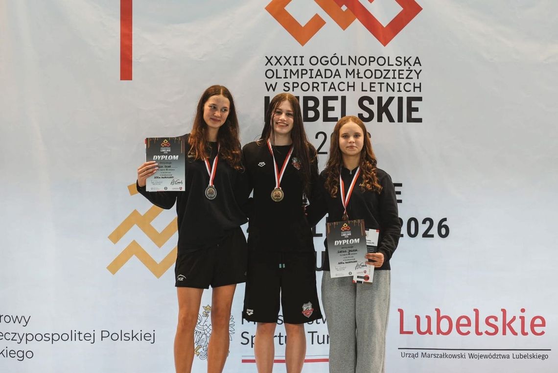 Sukces młodej pływaczki z Dobropola Gryfińskiego. Jagoda Gapska medalistką Mistrzostw Polski!