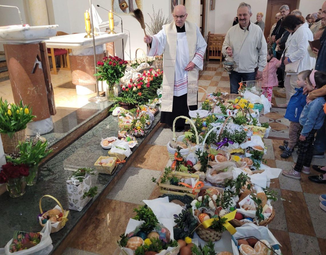 Święcenie pokarmów w Wielką Sobotę