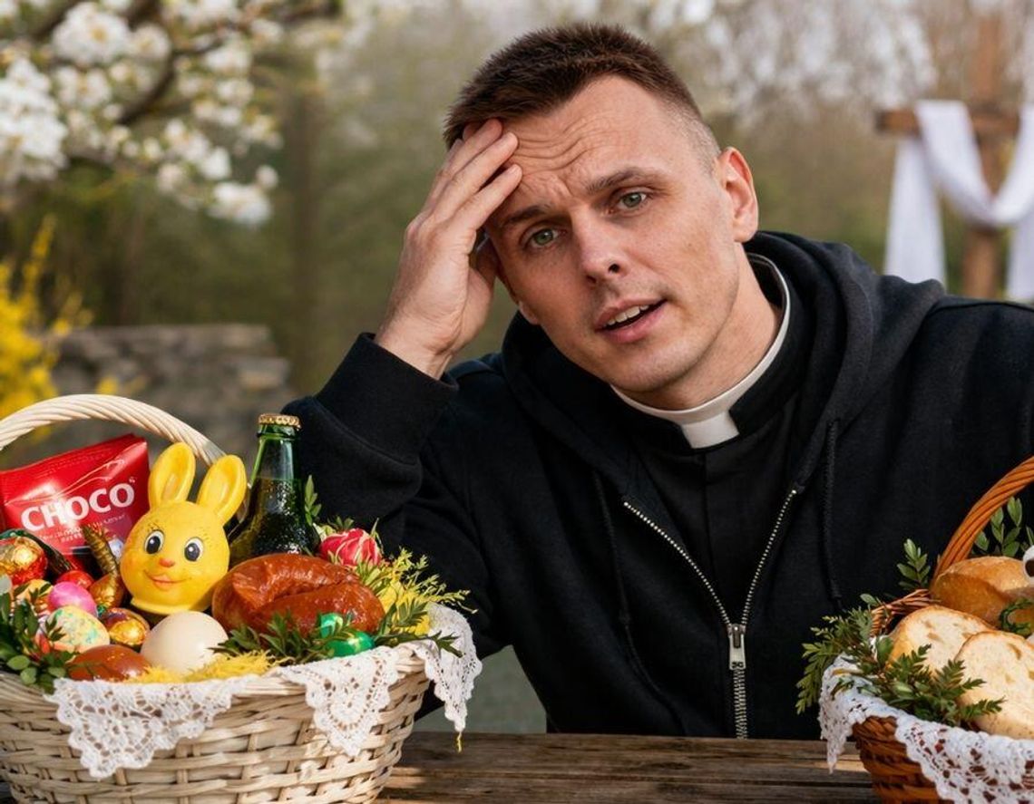 Święconka po nowemu to dramat? Ksiądz załamuje ręce: Alkohol i zabawki to błąd w koszyczku