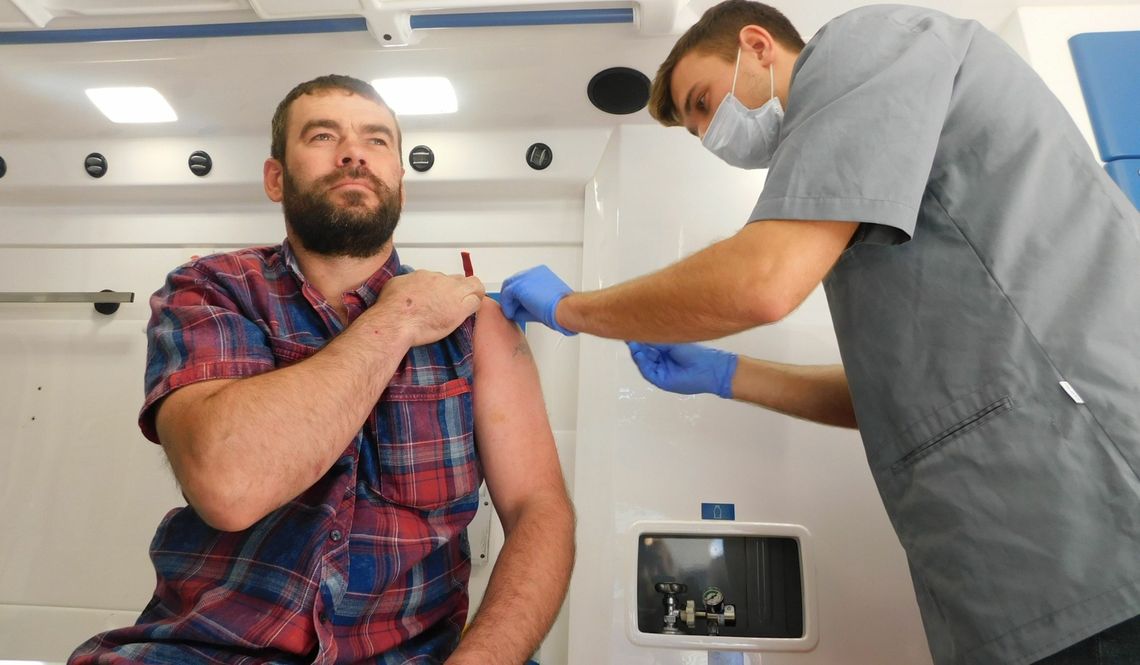 Szczepili się przeciw Covid-19 w weekendowym punkcie szczepień w centrum Gryfina