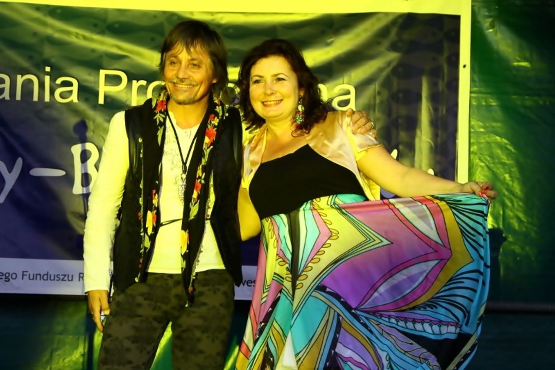 Tadek promuje się w Barlinku Tadek promuje się w Barlinku