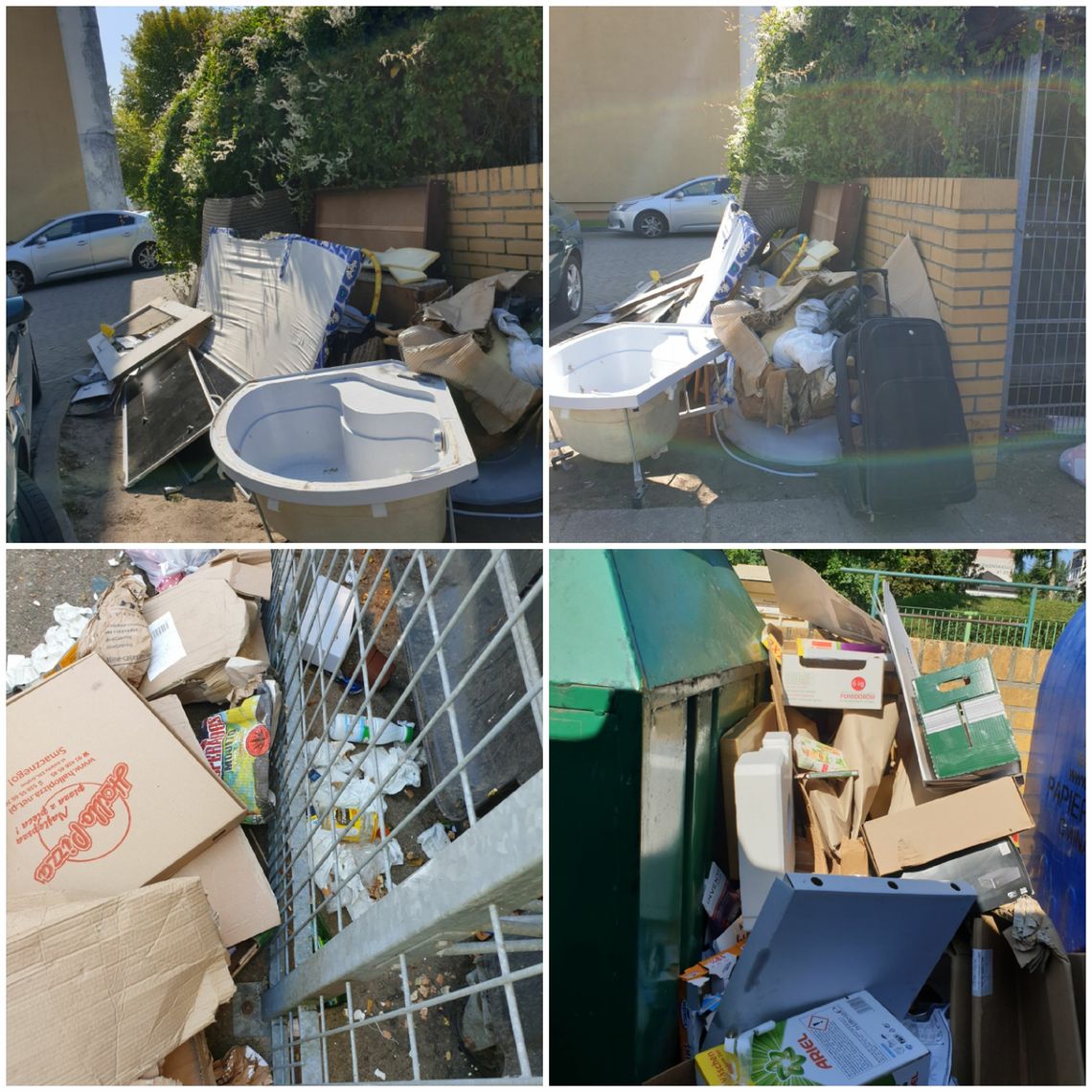 Tak wyglądają od kilku dni śmietniki na Górnym Tarasie - zdjęcia czytelnika Tak wyglądają od kilku dni śmietniki na Górnym Tarasie - zdjęcia czytelnika