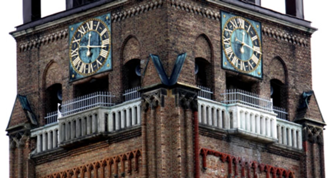 Taras widokowy na wieży kościoła Mariackiego nieczynny dla zwiedzających