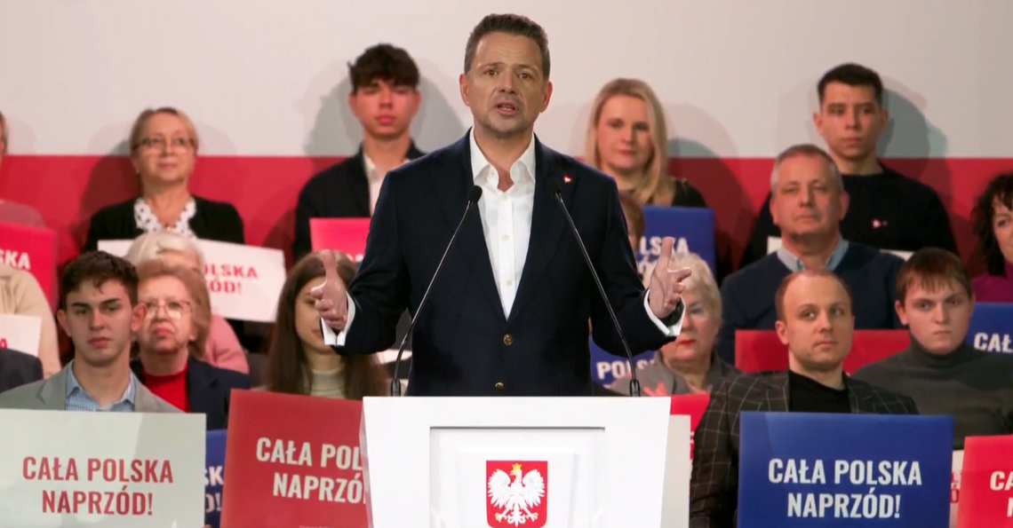 Teatr jednego aktora. Rafał Trzaskowski w Szczecinie Teatr jednego aktora. Rafał Trzaskowski w Szczecinie