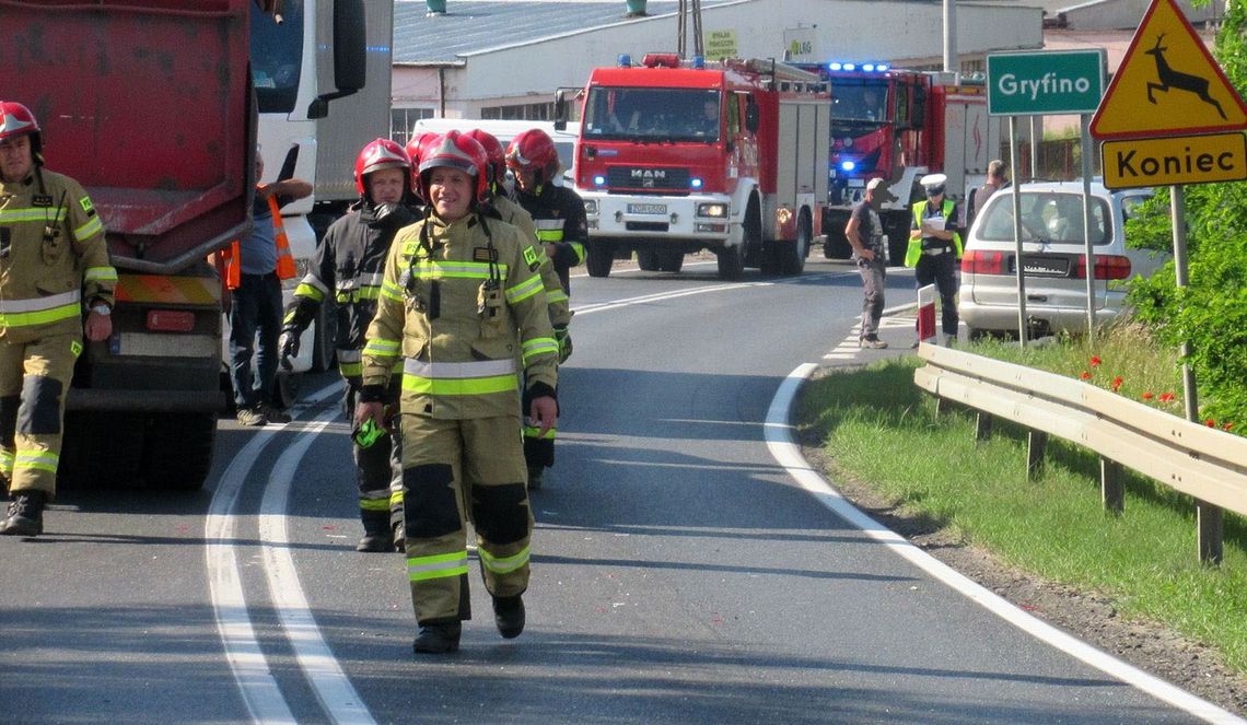 To on spowodował karambol na wjeździe do Gryfina To on spowodował karambol na wjeździe do Gryfina