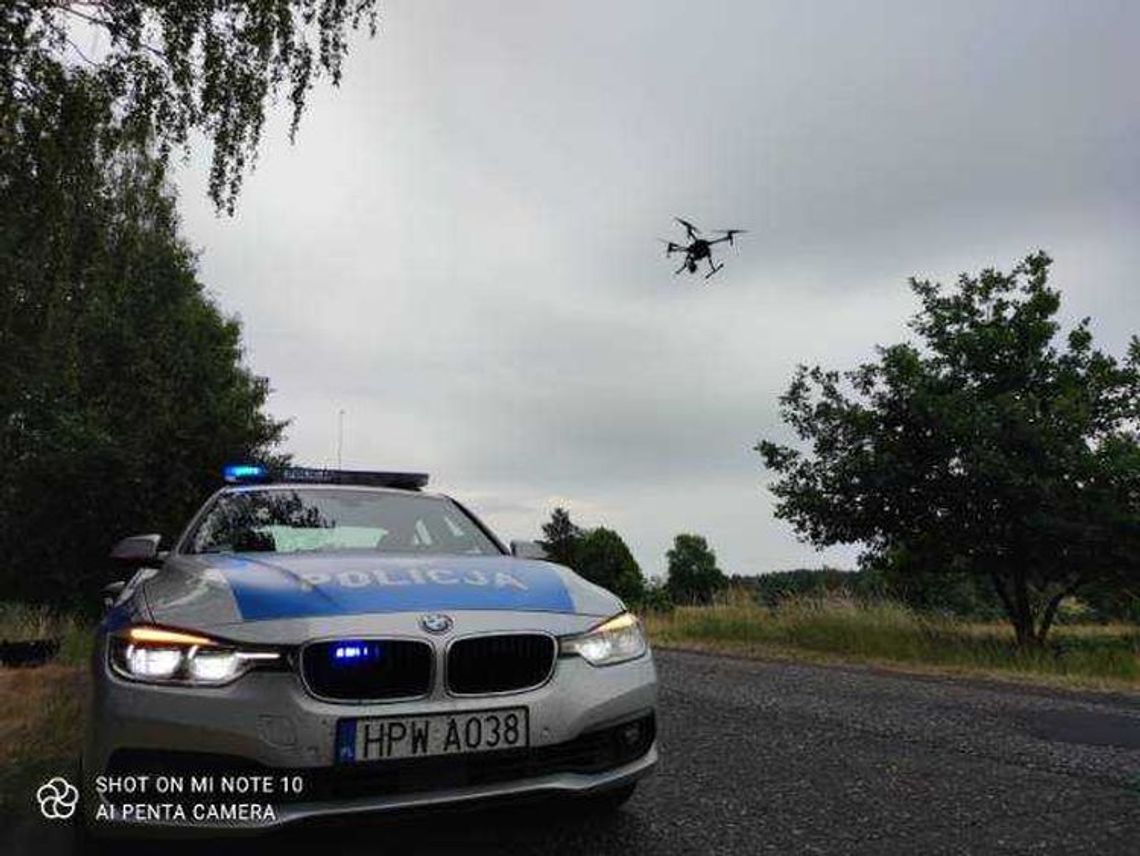To ten dron "kosił" kierowców w naszym powiecie To ten dron "kosił" kierowców w naszym powiecie