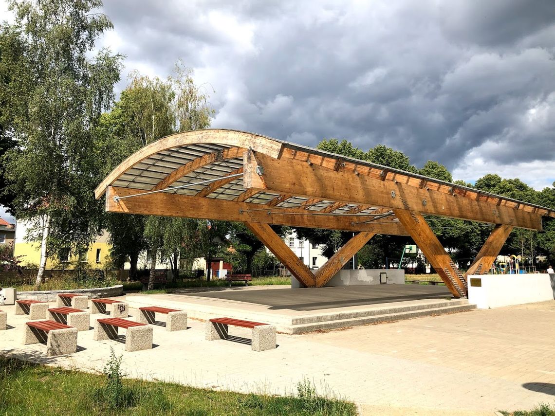 To tutaj na skwerze odbędzie się koncert