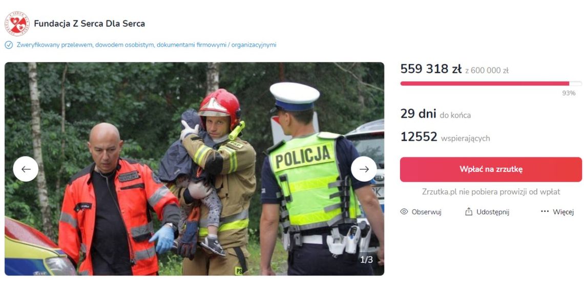 Tragiczny wypadek. Stanęliśmy na wysokości zadania