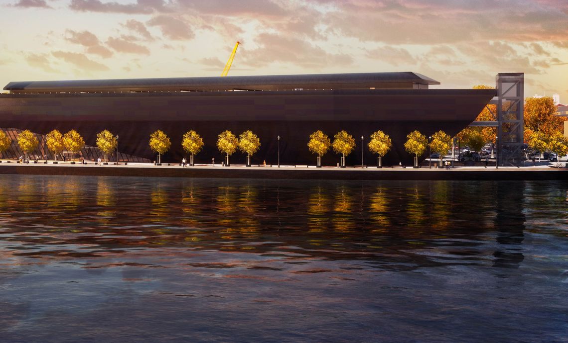 Trwa doprecyzowanie elewacji budynku na nabrzeżu Trwa doprecyzowanie elewacji budynku na nabrzeżu