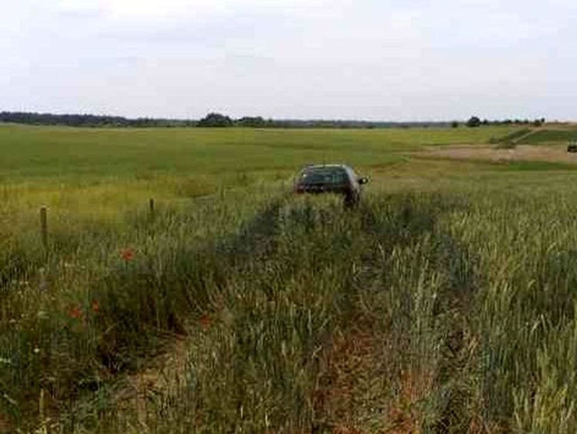 Tu zakończył się policyjny pościg Tu zakończył się policyjny pościg