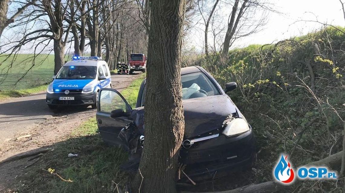 Uderzył autem w drzewo i zginął Uderzył autem w drzewo i zginął