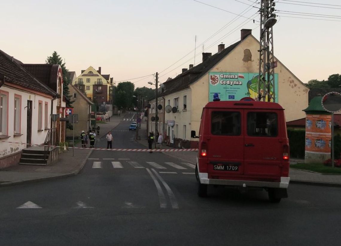 Ulatnia się gaz. Zamknęli ulicę Ulatnia się gaz. Zamknęli ulicę