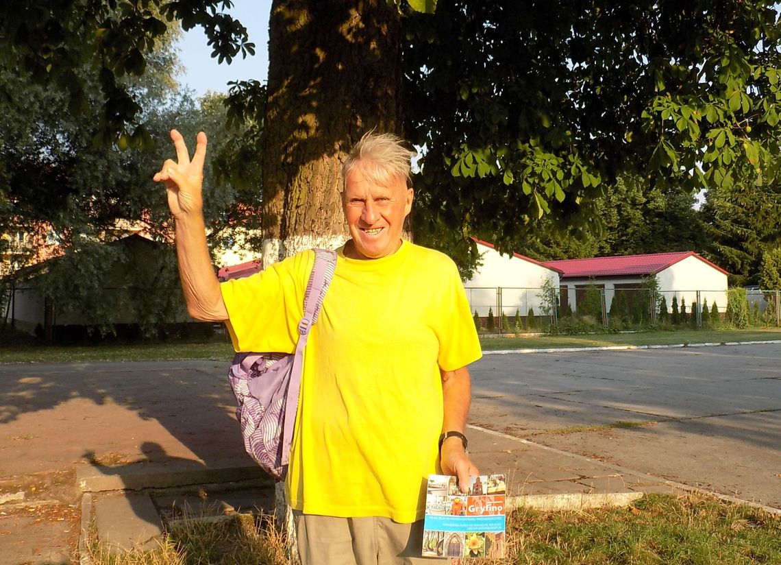 W podróży dookoła świata na rowerze dotarł do Gryfina. To Janusz Strzelecki-River W podróży dookoła świata na rowerze dotarł do Gryfina. To Janusz Strzelecki-River