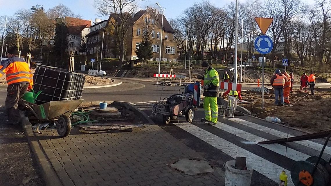 W środę puszczą ruch po nowo utworzonym rondzie